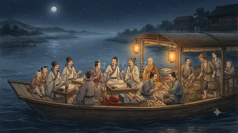 《夜航船》书籍封面