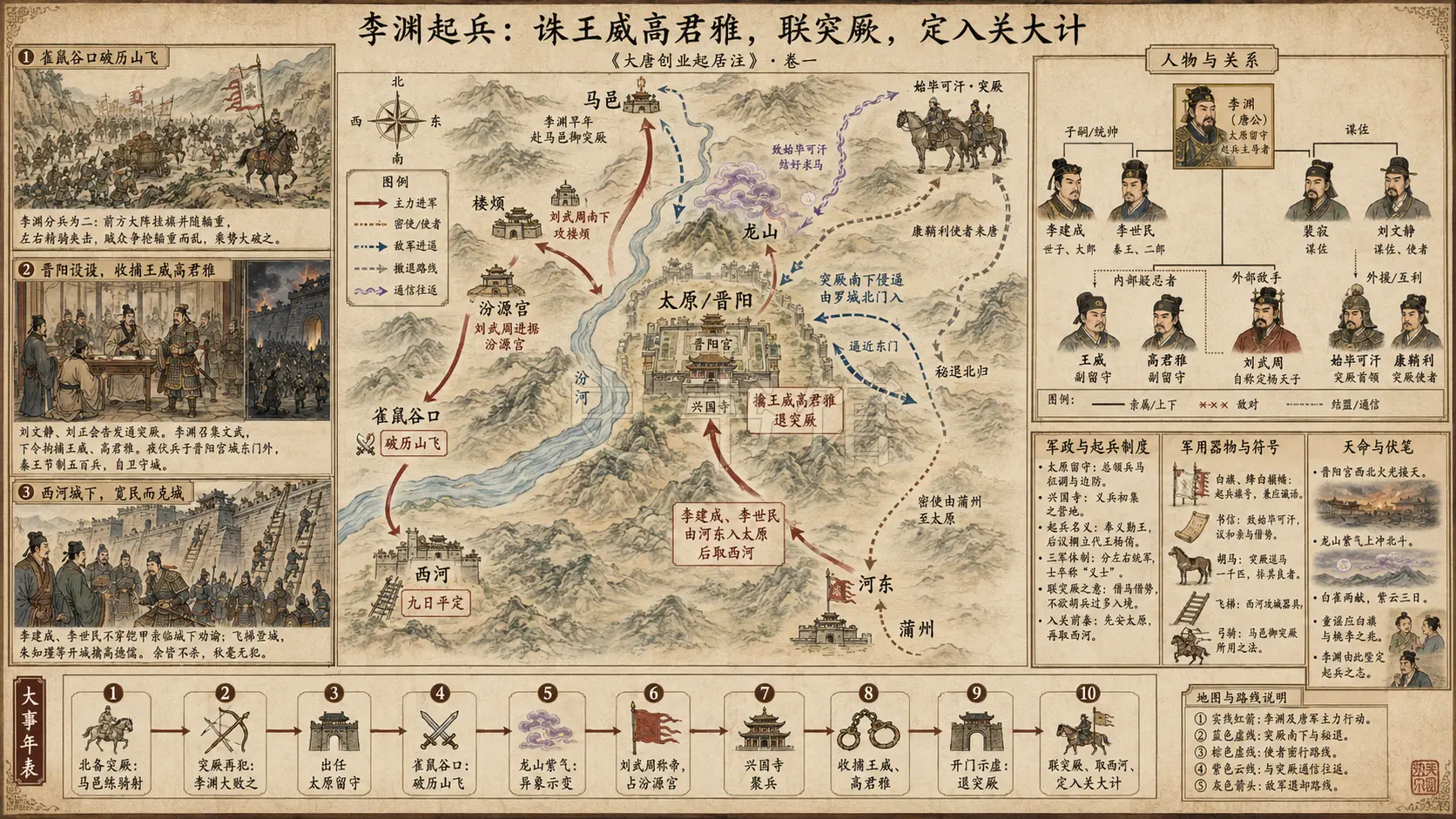 《大唐创业起居注》卷一章节配图