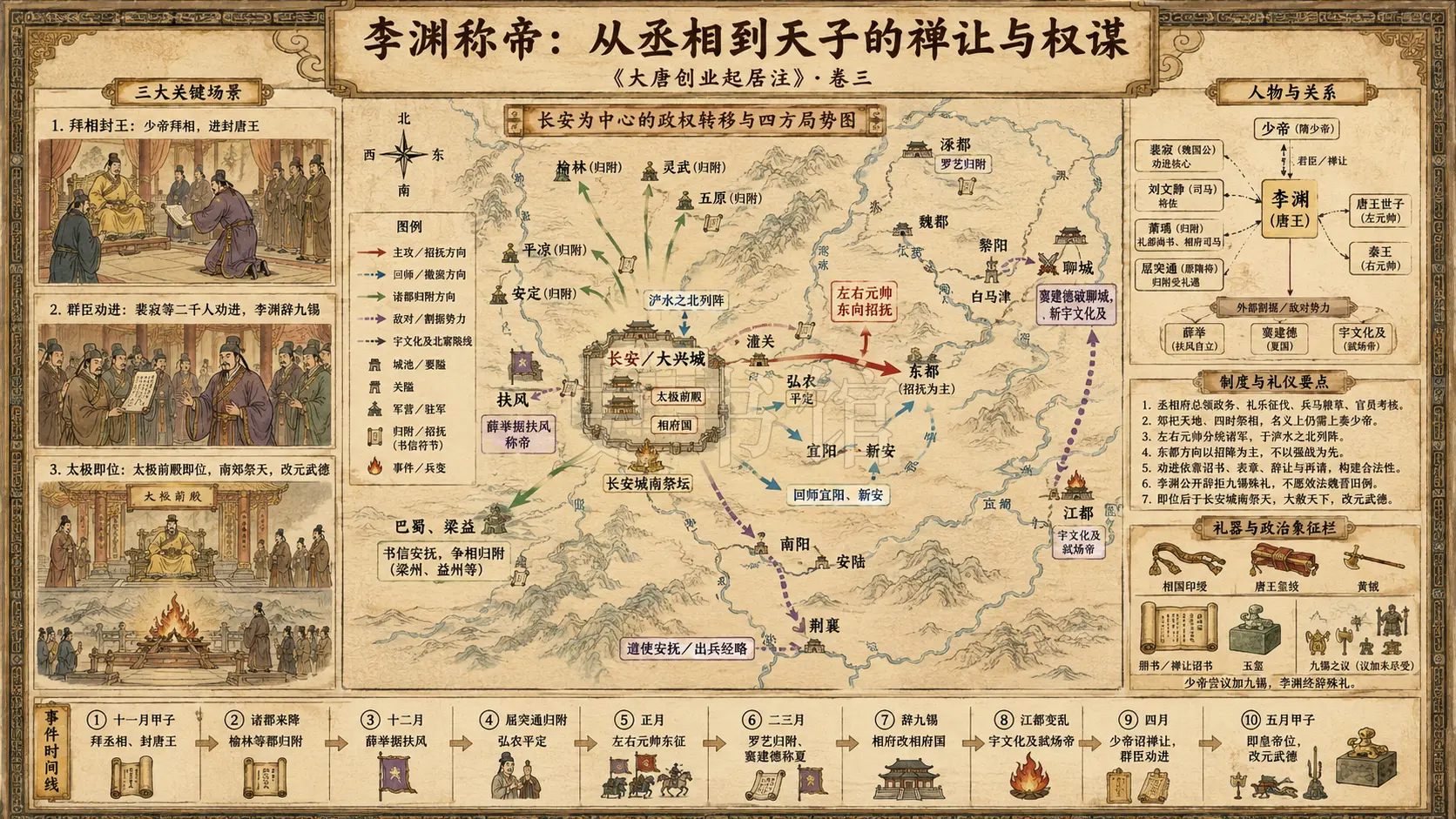 《大唐创业起居注》卷三章节配图