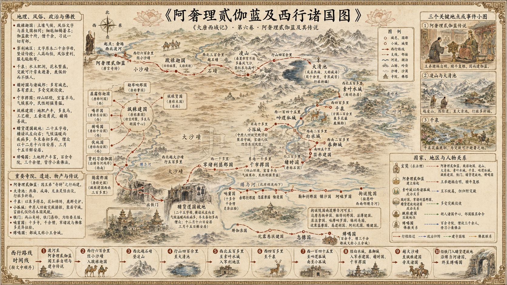 《大唐西域记》四、阿奢理贰伽蓝及其传说章节配图