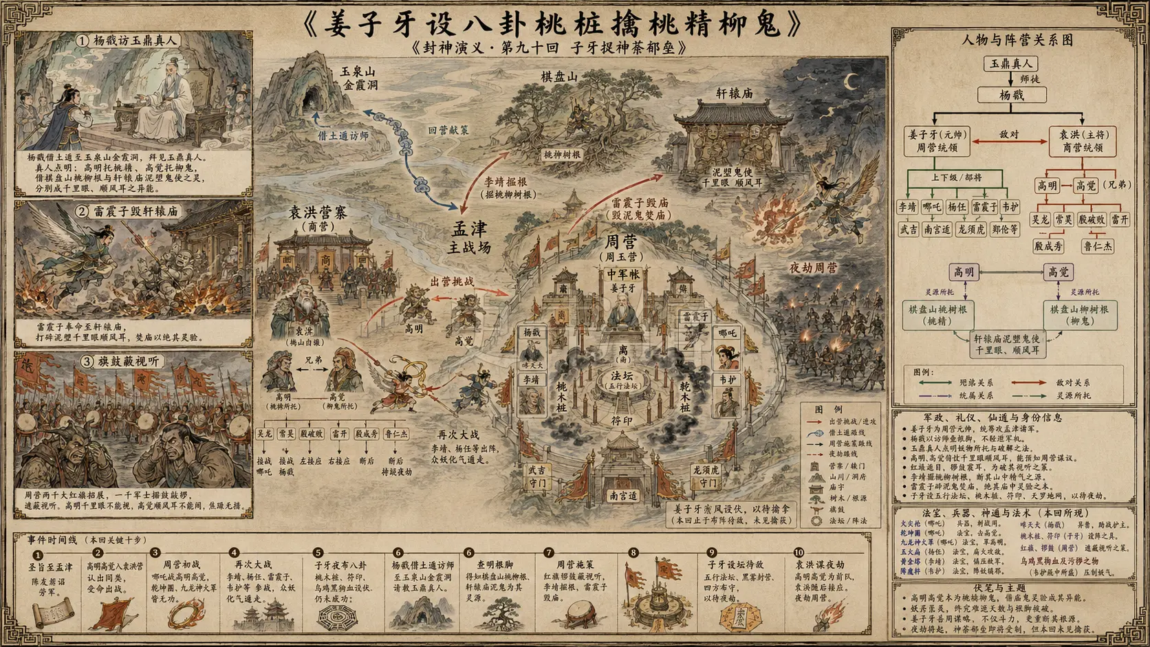 《封神演义》正文 第九十回子牙捉神荼郁垒章节配图