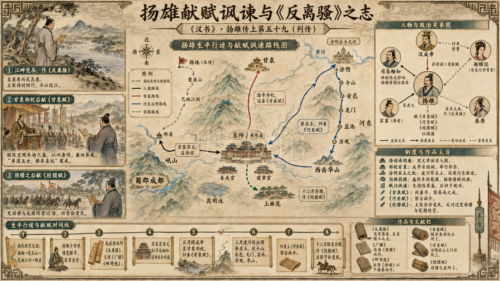 《汉书》扬雄传上第五十九章节配图