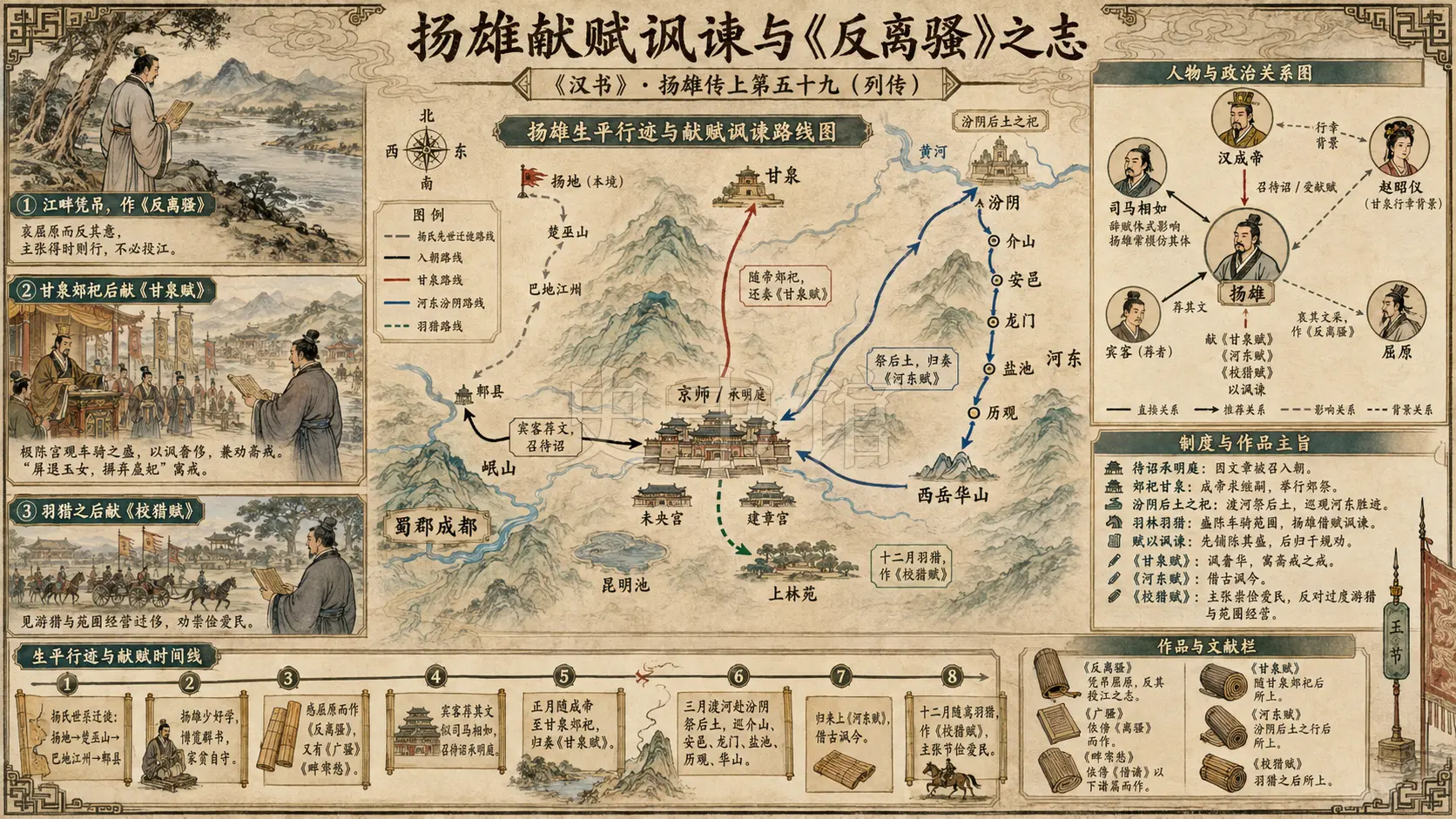 《汉书》扬雄传上第五十九章节配图