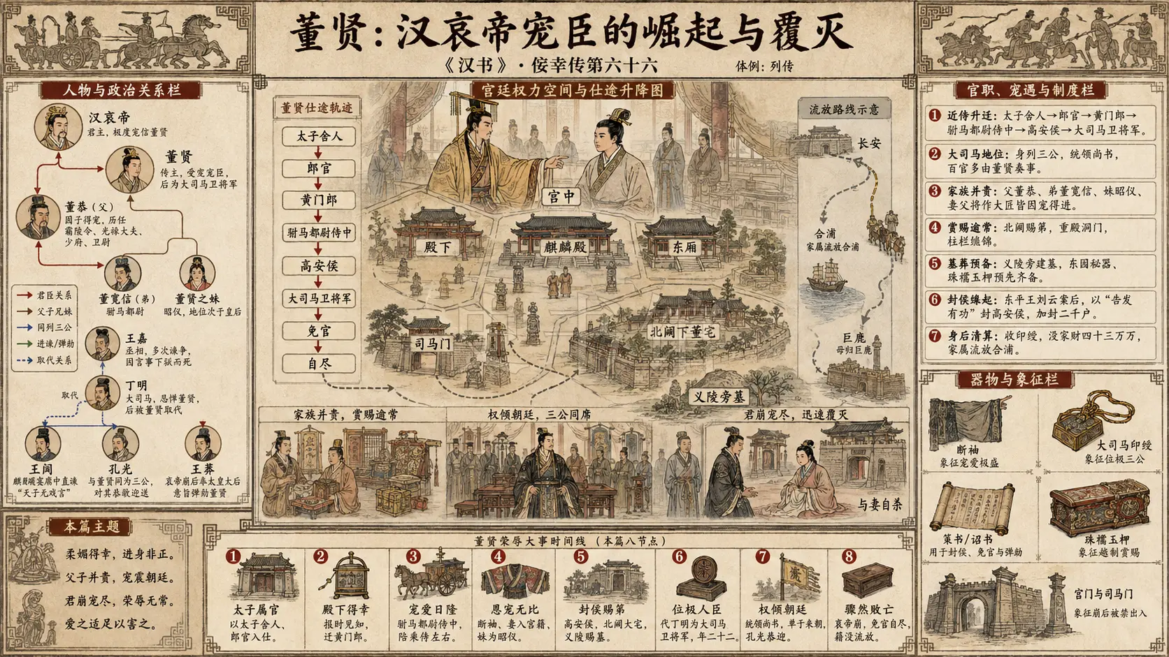 《汉书》佞幸传第六十六章节配图