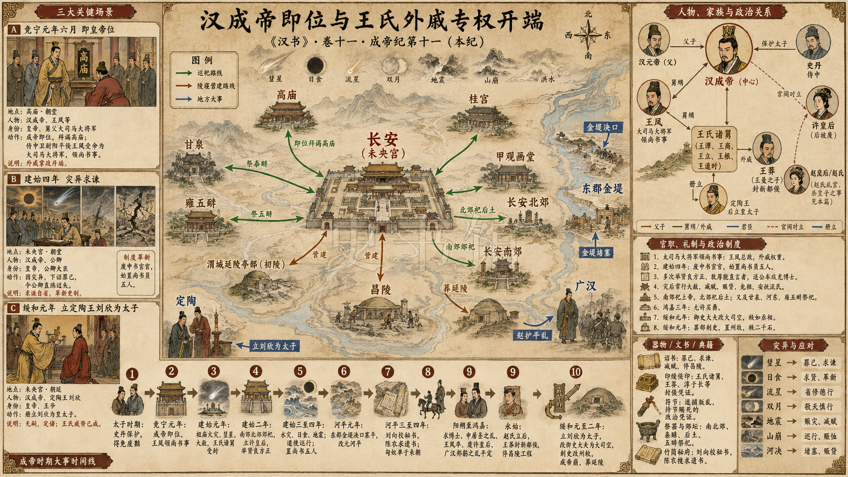 《汉书》成帝纪第十一章节配图