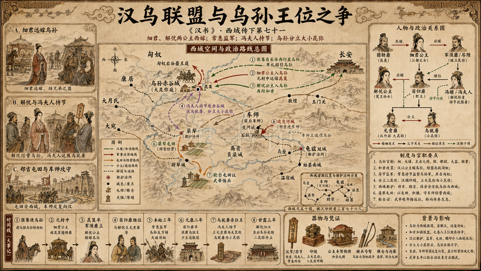 《汉书》西域传下第七十一章节配图