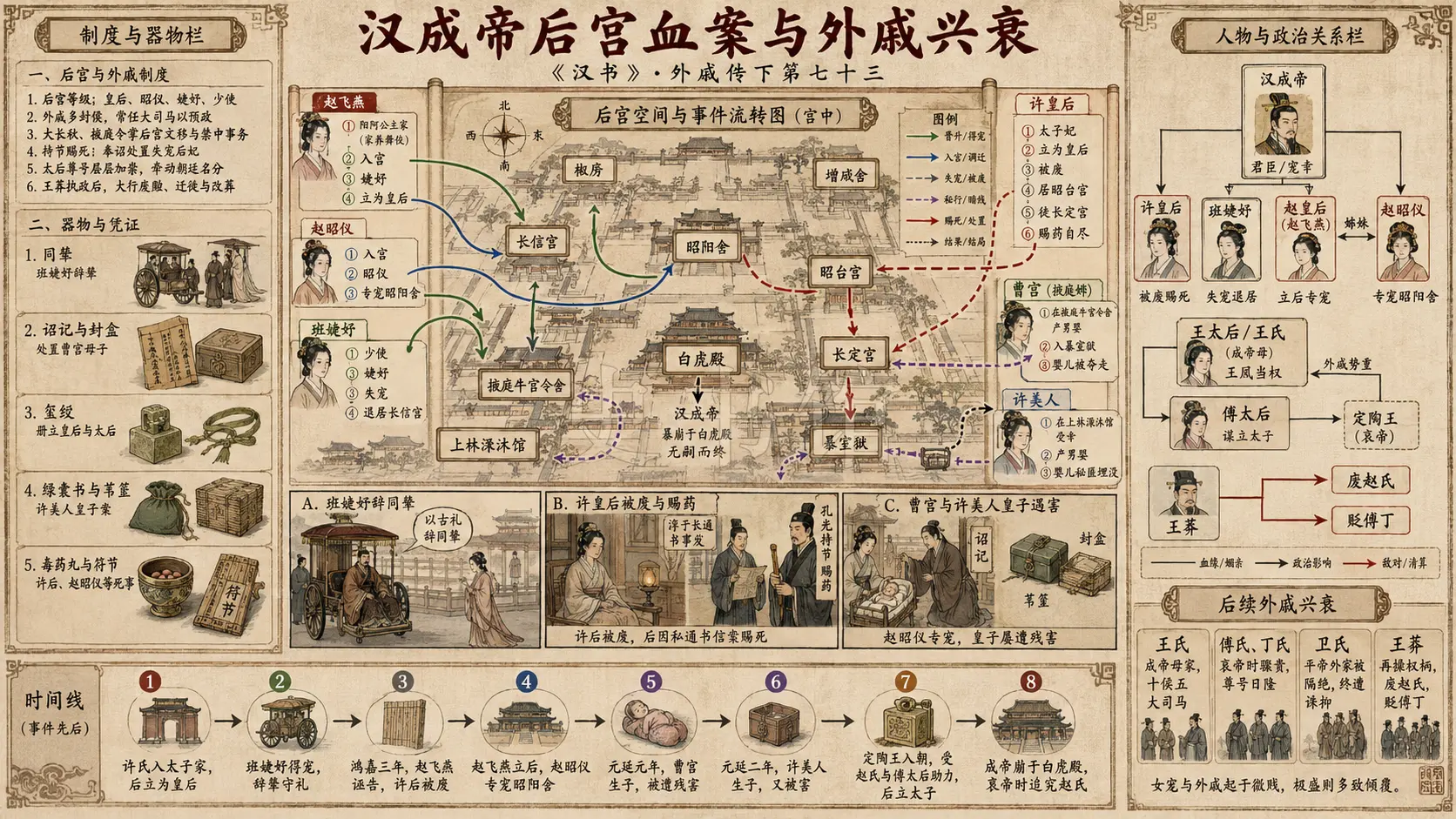 《汉书》外戚传下第七十三章节配图