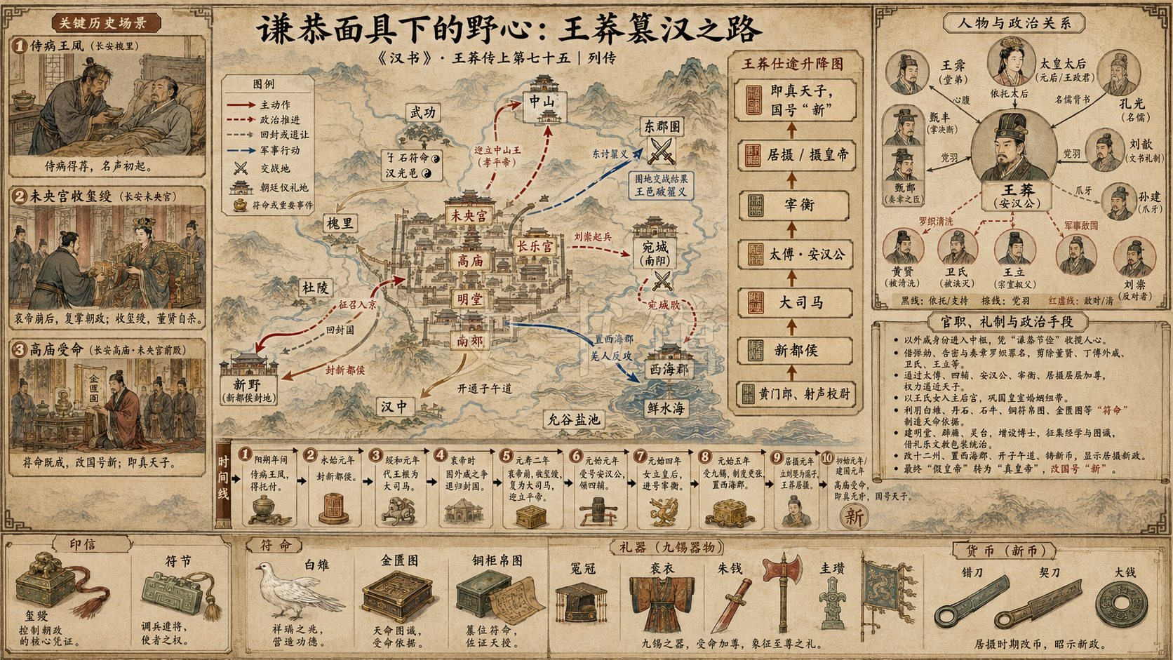 《汉书》王莽传上第七十五章节配图