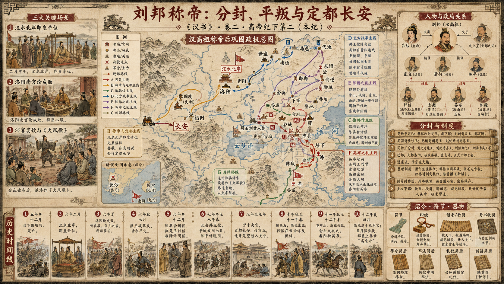 《汉书》高帝纪下第二章节配图