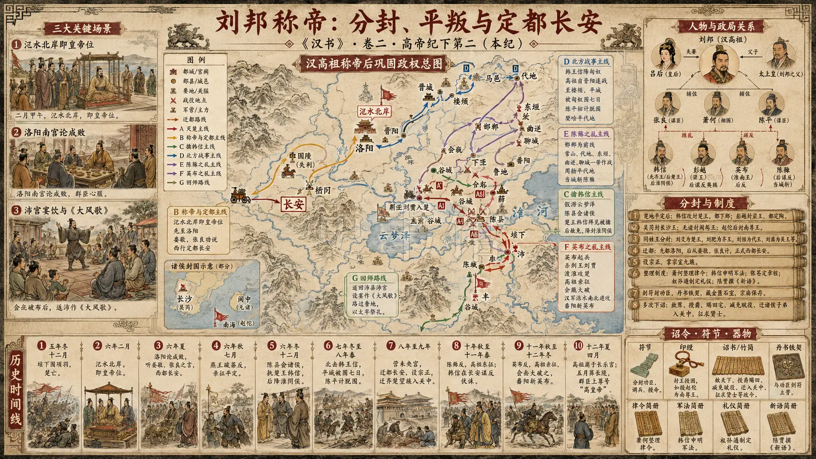 《汉书》高帝纪下第二章节配图