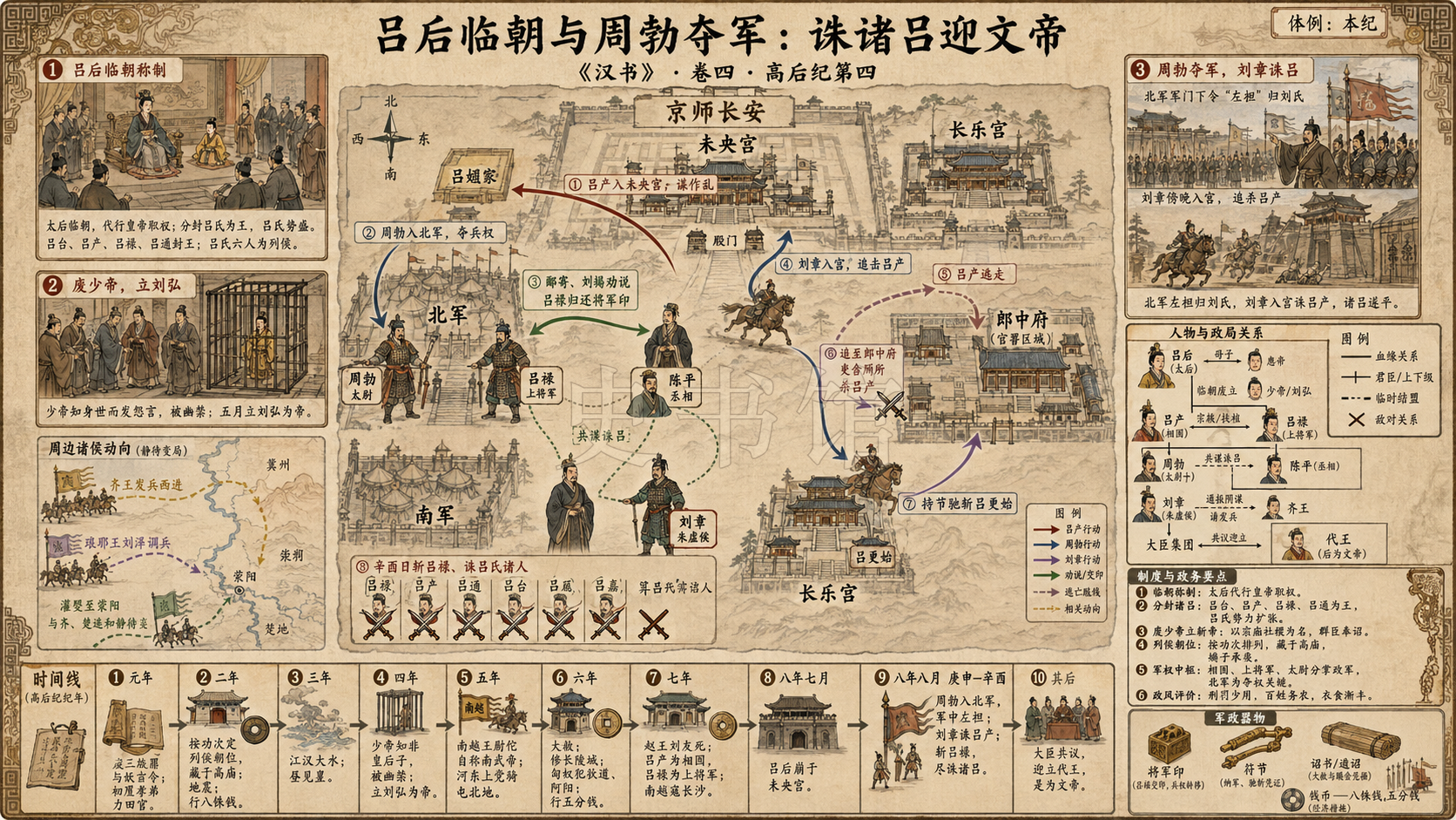 《汉书》高后纪第四章节配图