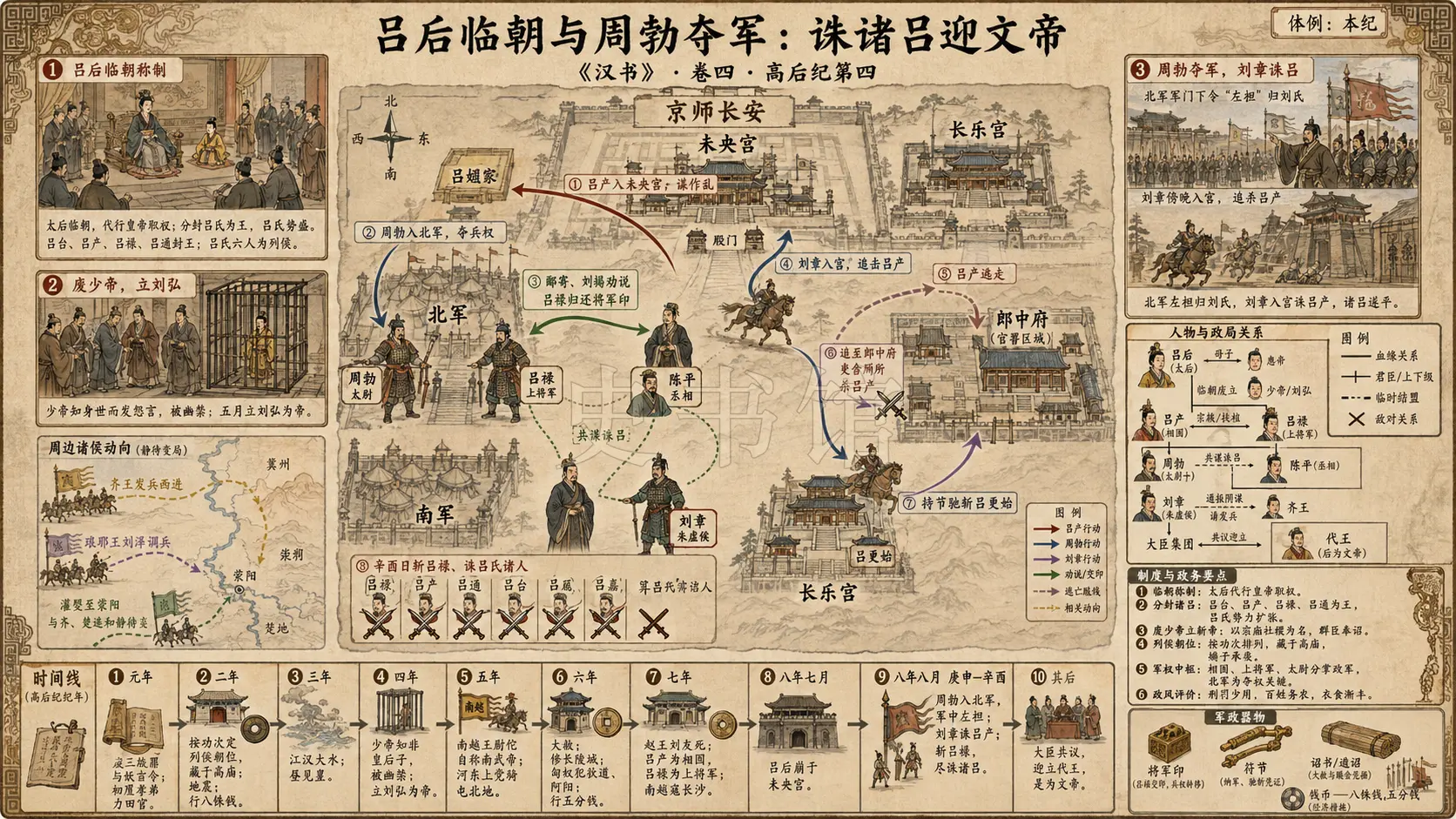 《汉书》高后纪第四章节配图