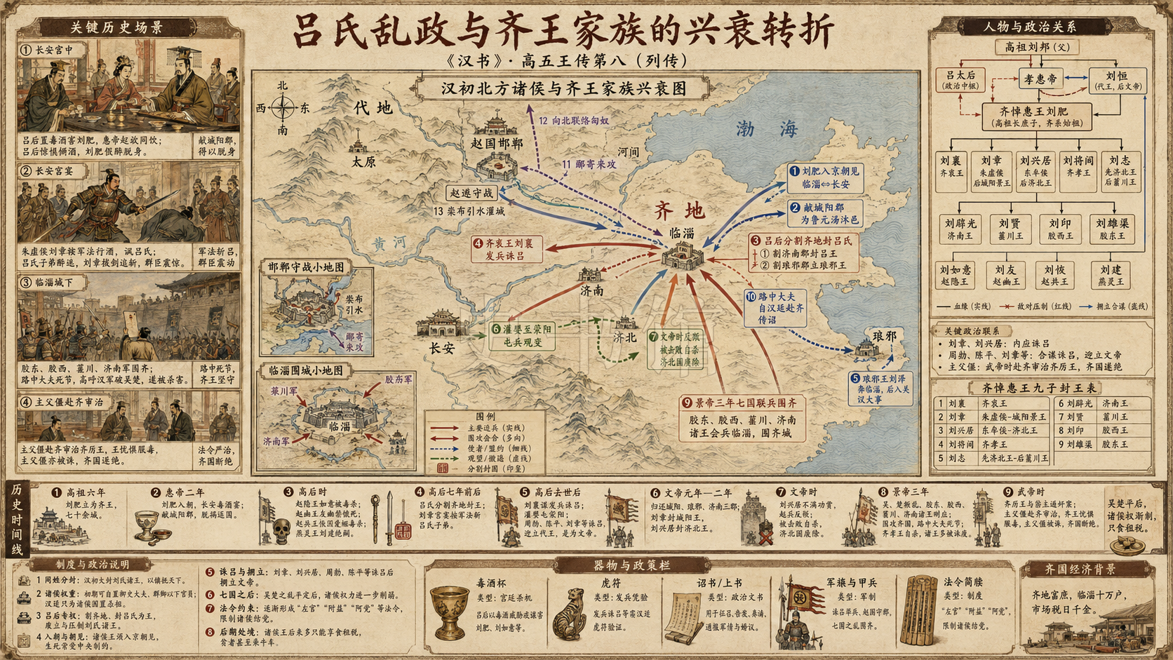 《汉书》高五王传第八章节配图