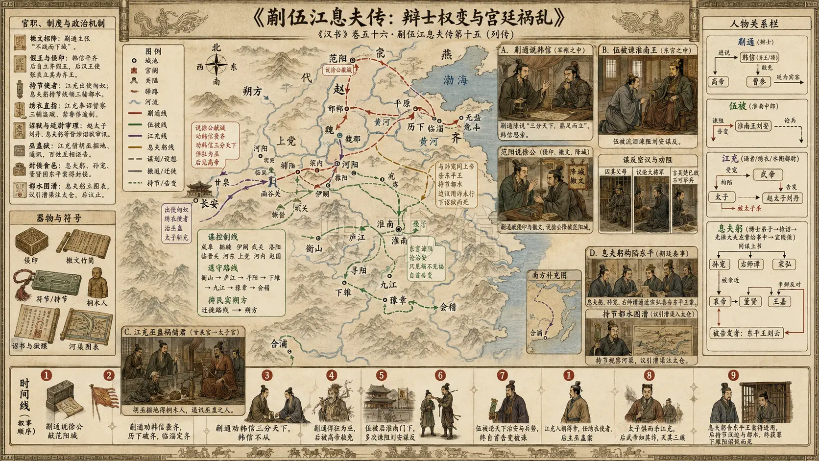 《汉书》蒯伍江息夫传第十五章节配图