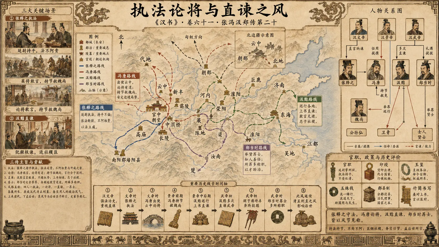 《汉书》张冯汲郑传第二十章节配图