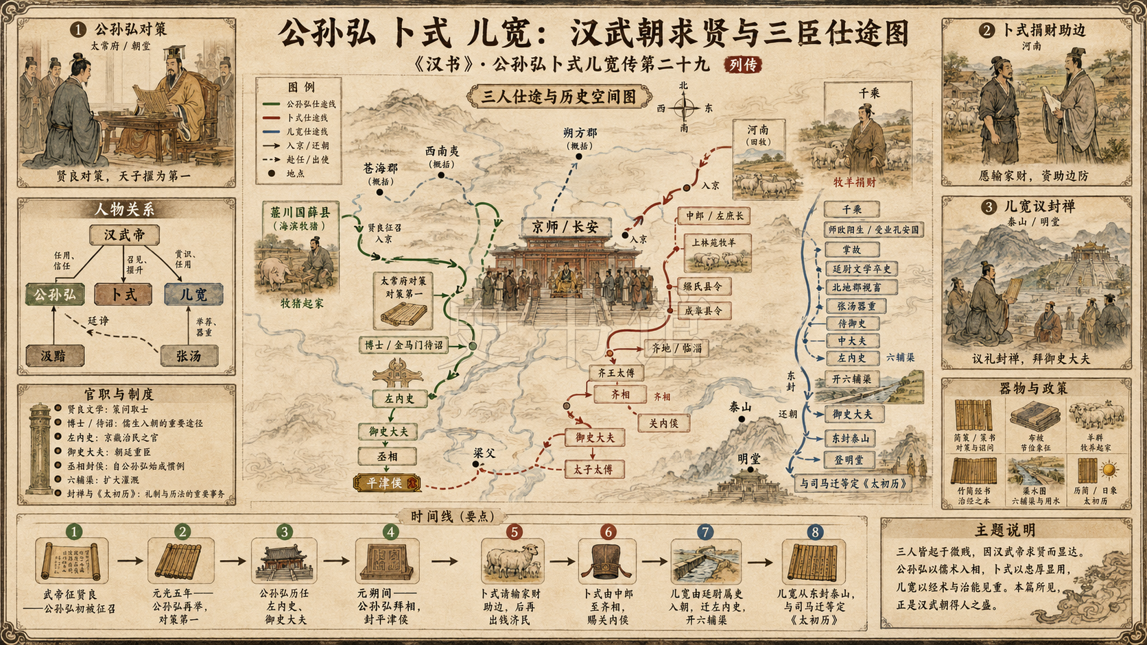《汉书》公孙弘卜式儿宽传第二十九章节配图