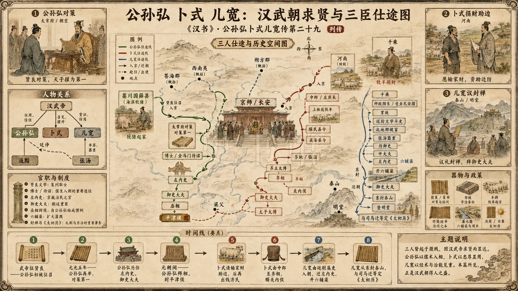 《汉书》公孙弘卜式儿宽传第二十九章节配图