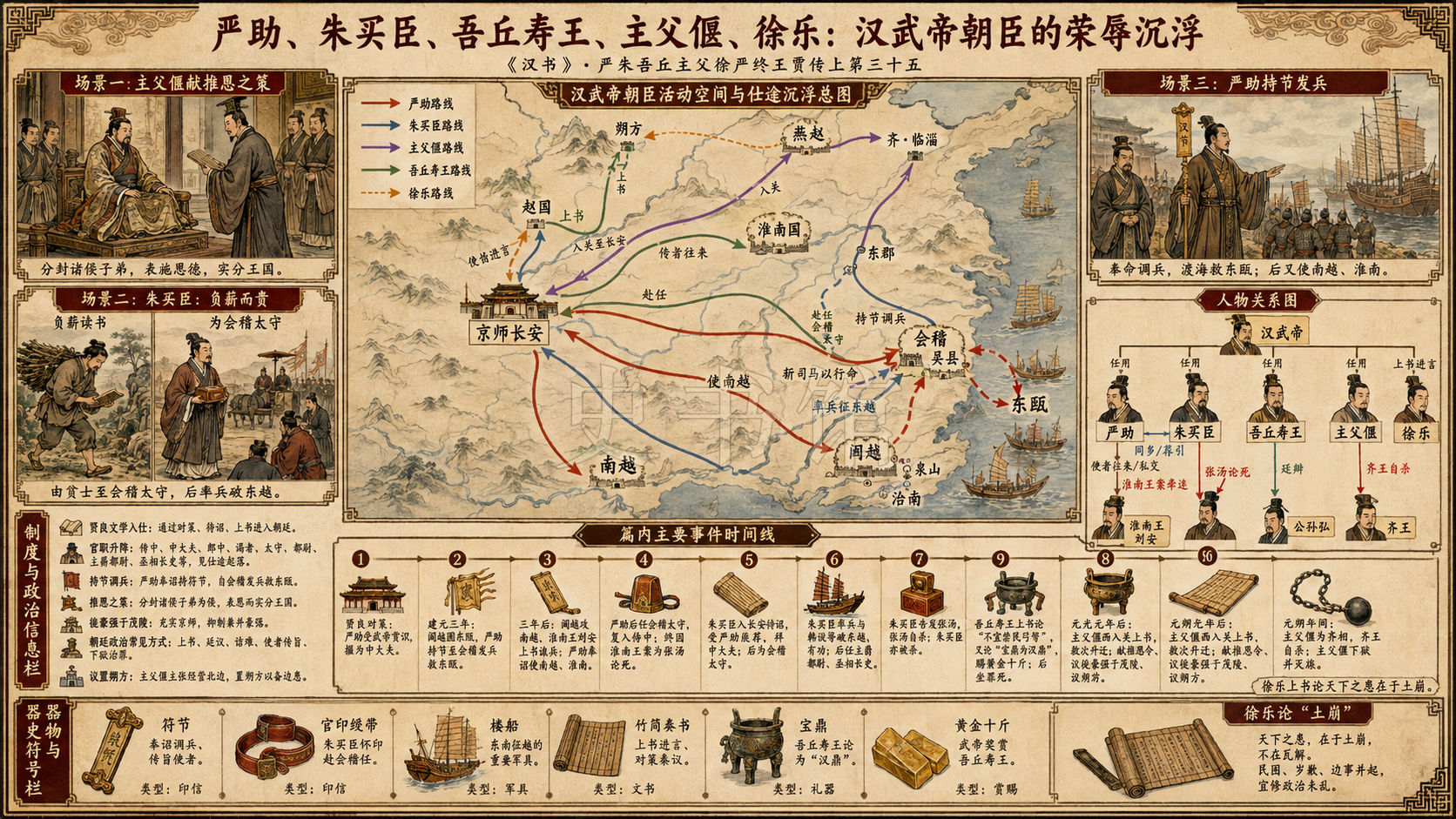 《汉书》严朱吾丘主父徐严终王贾传上第三十五章节配图