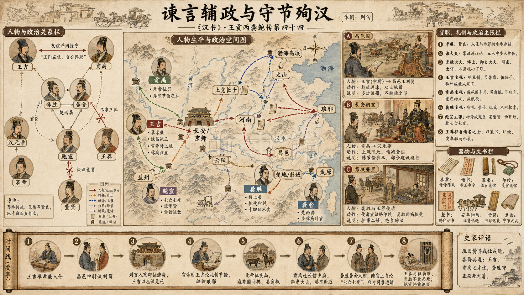 《汉书》王贡两龚鲍传第四十四章节配图
