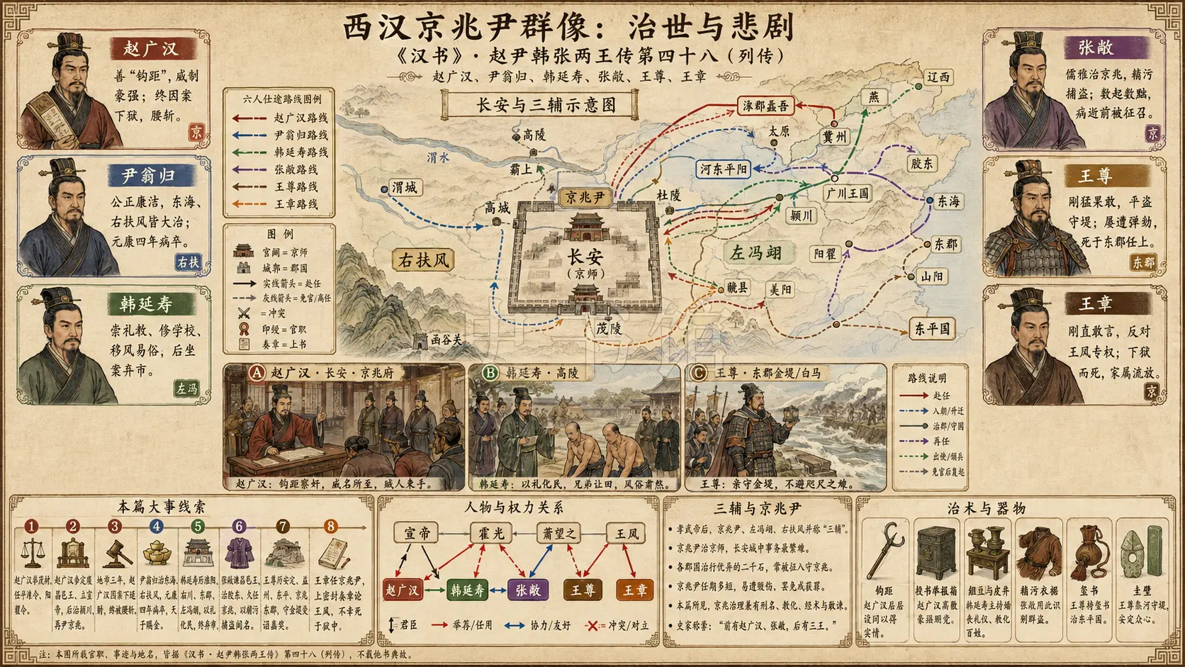 《汉书》赵尹韩张两王传第四十八章节配图