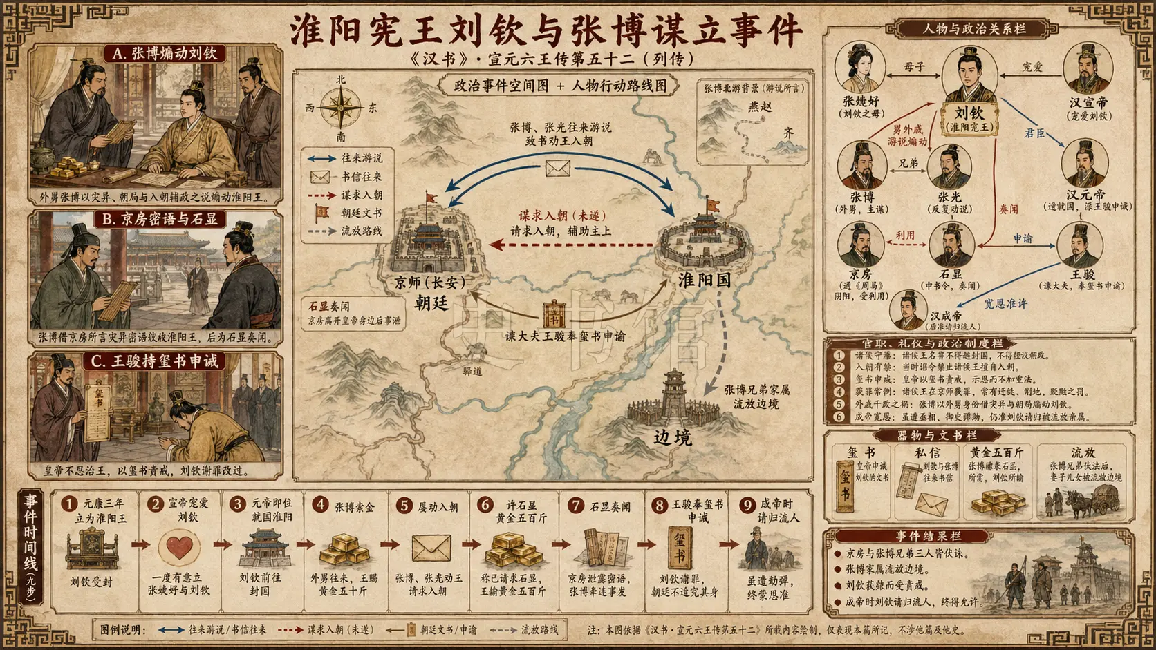《汉书》宣元六王传第五十二章节配图