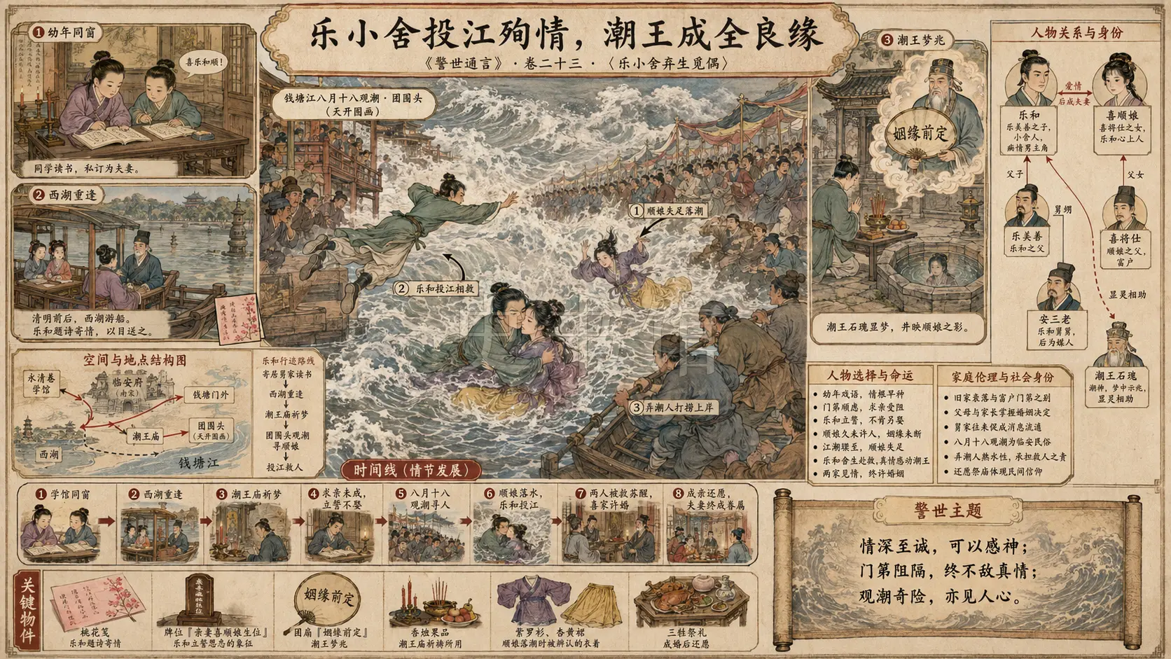 《警世通言》正文 卷二十三乐小舍弃生觅偶章节配图