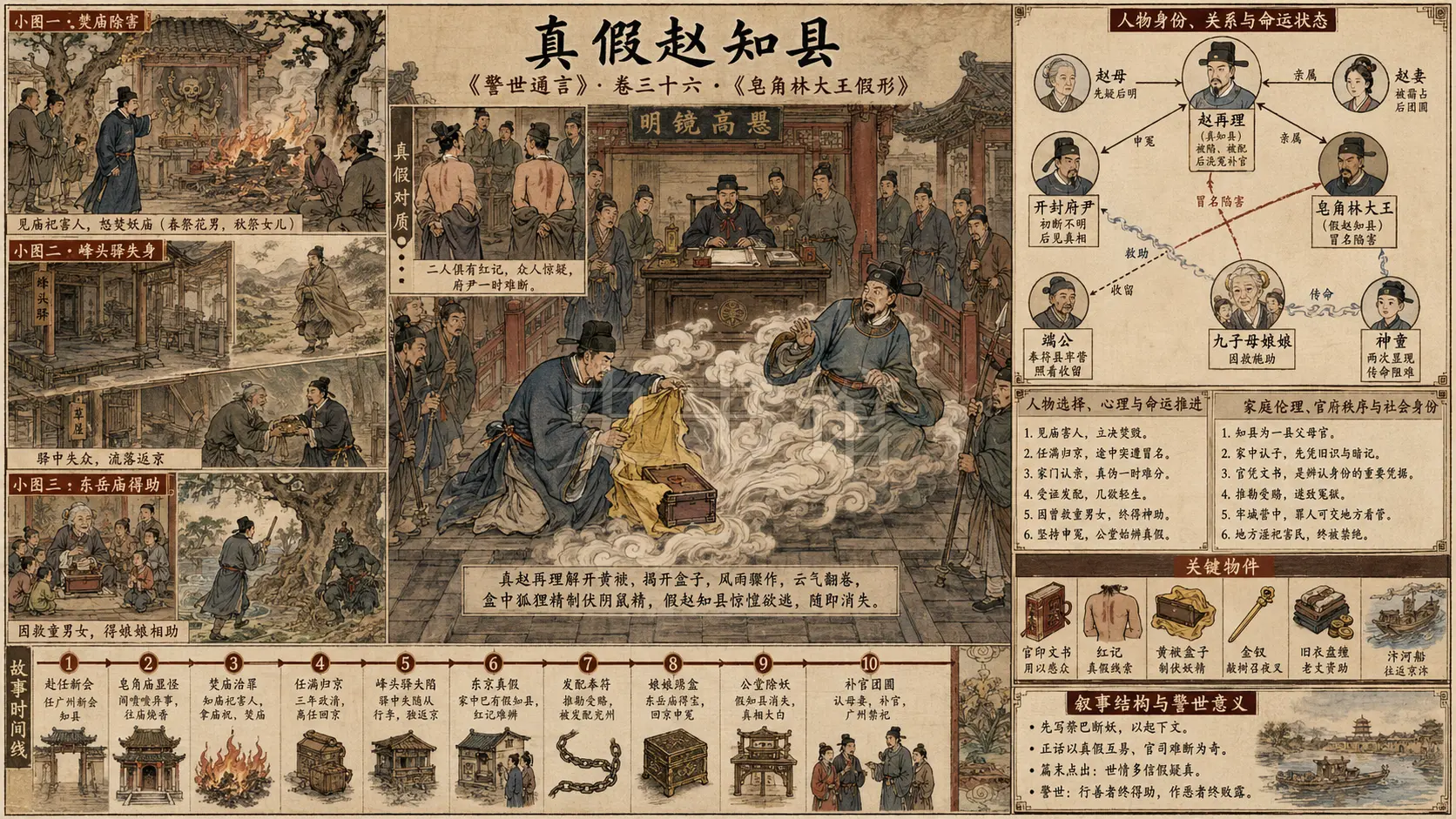 《警世通言》正文 卷三十六皂角林大王假形章节配图