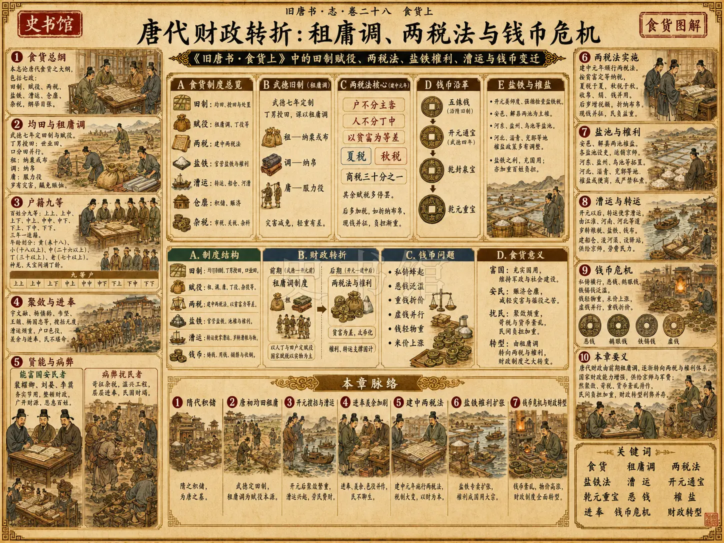 《旧唐书》志 卷二十八食货上章节配图
