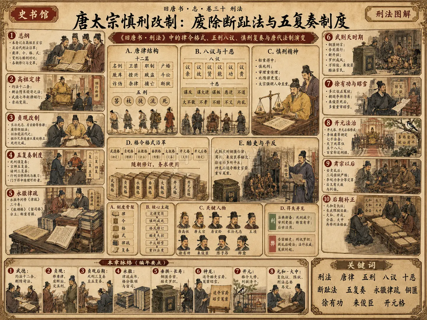 《旧唐书》志 卷三十刑法章节配图