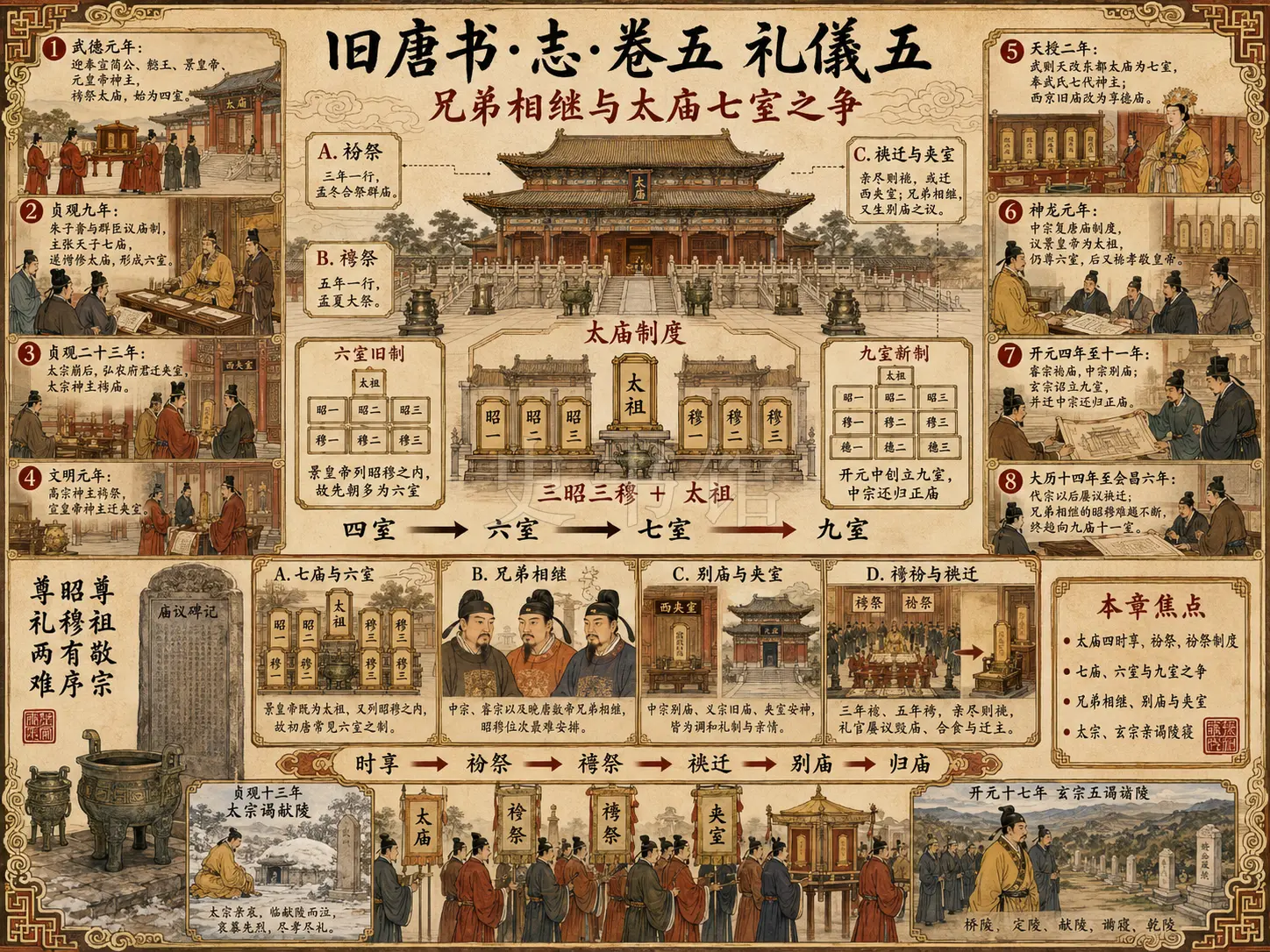 《旧唐书》志 卷五礼仪五章节配图