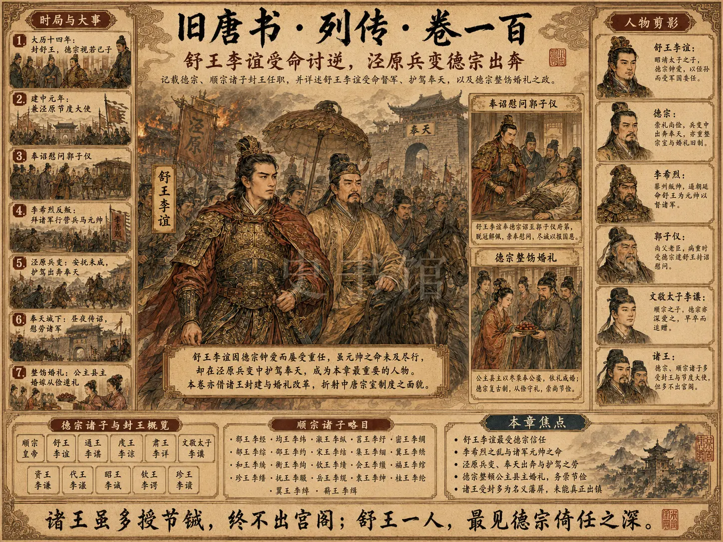 《旧唐书》列传 卷一百舒王谊等章节配图
