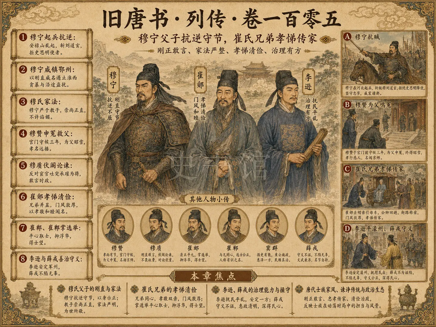 《旧唐书》列传 卷一百零五穆宁等章节配图
