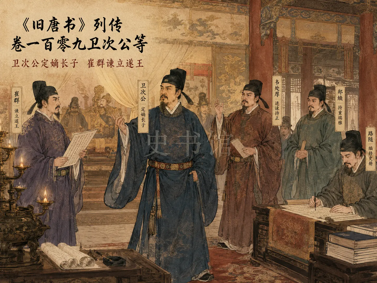 《旧唐书》列传 卷一百零九卫次公等章节配图