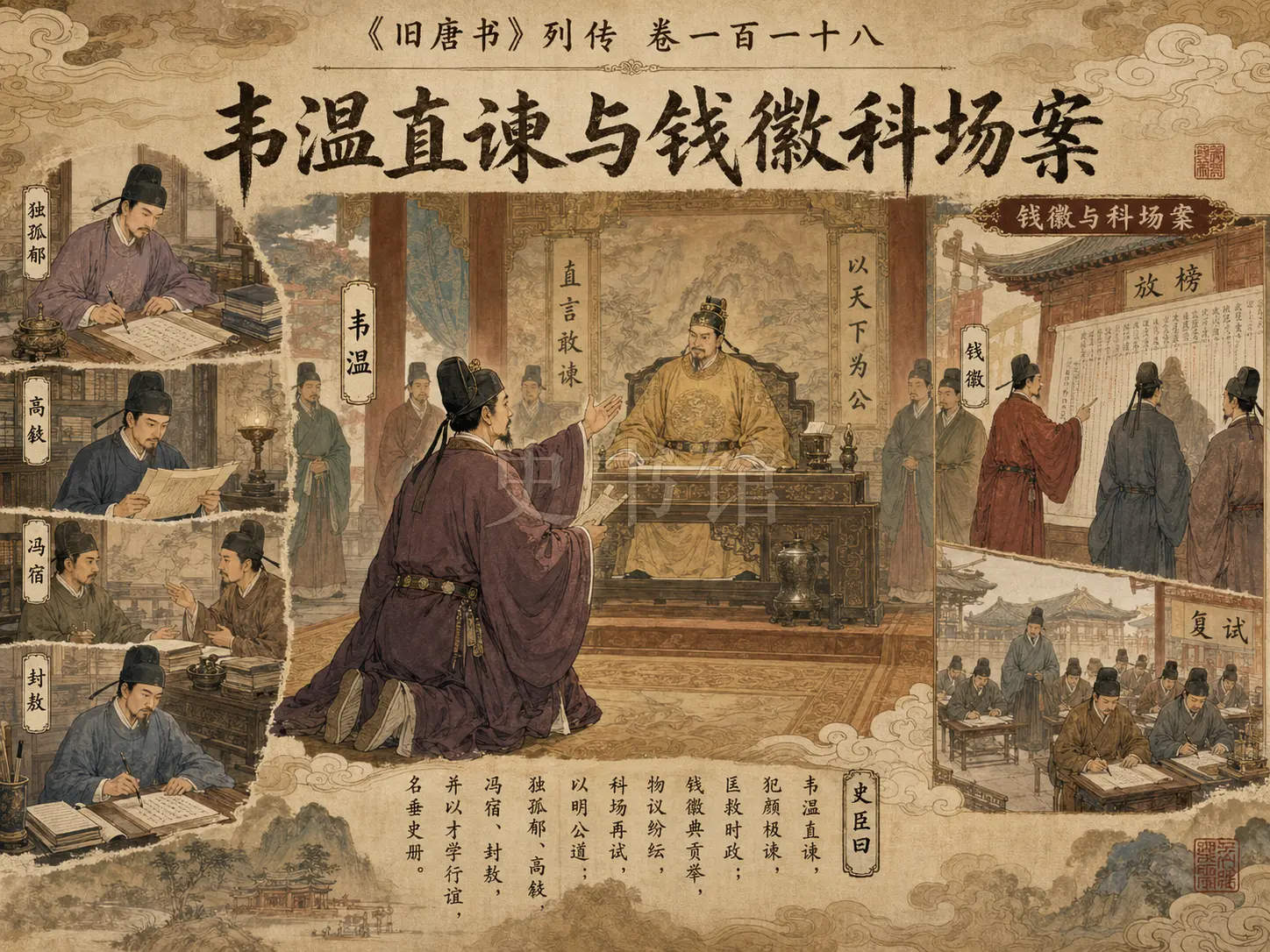 《旧唐书》列传 卷一百一十八韦温等章节配图