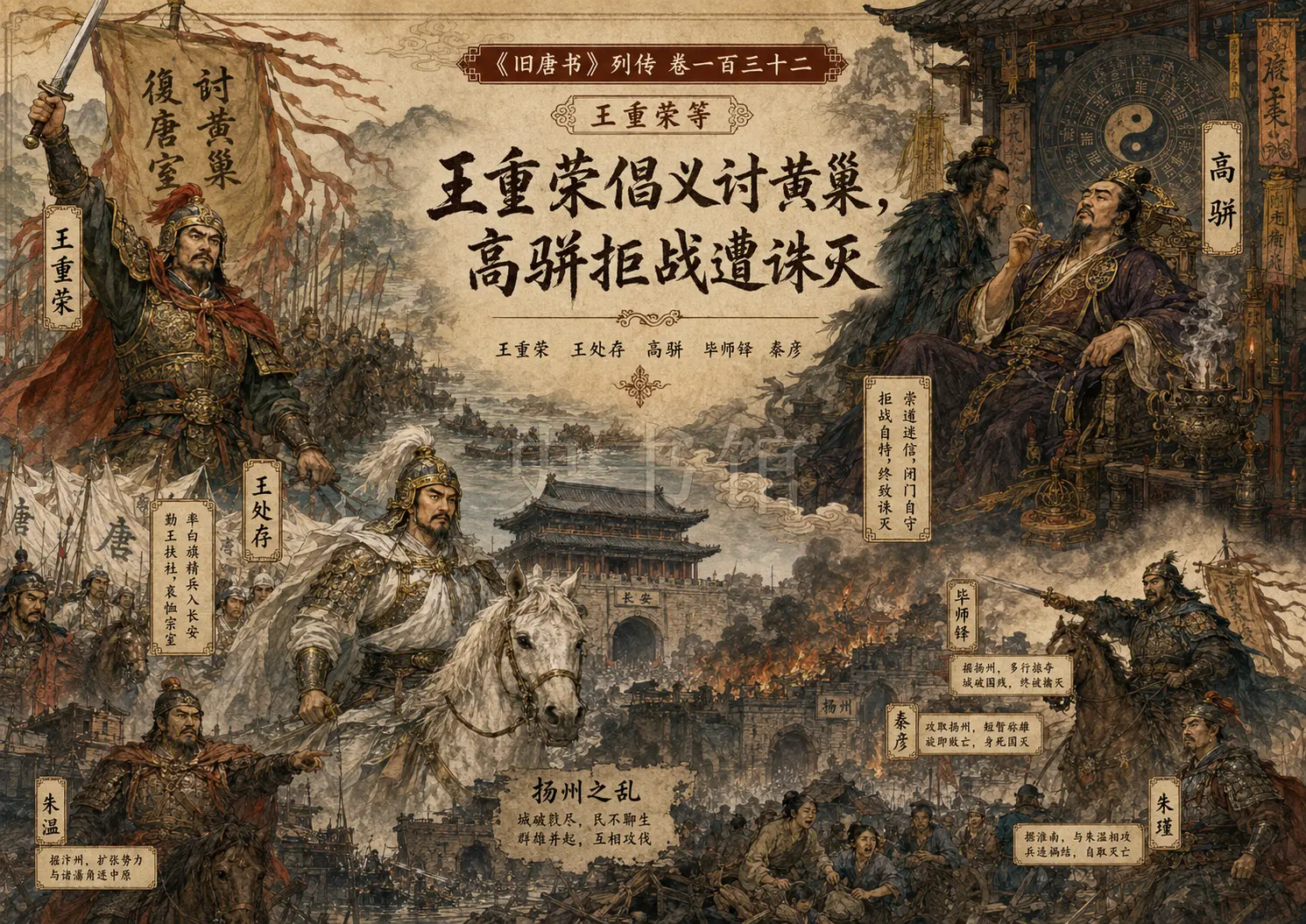 《旧唐书》列传 卷一百三十二王重荣等章节配图