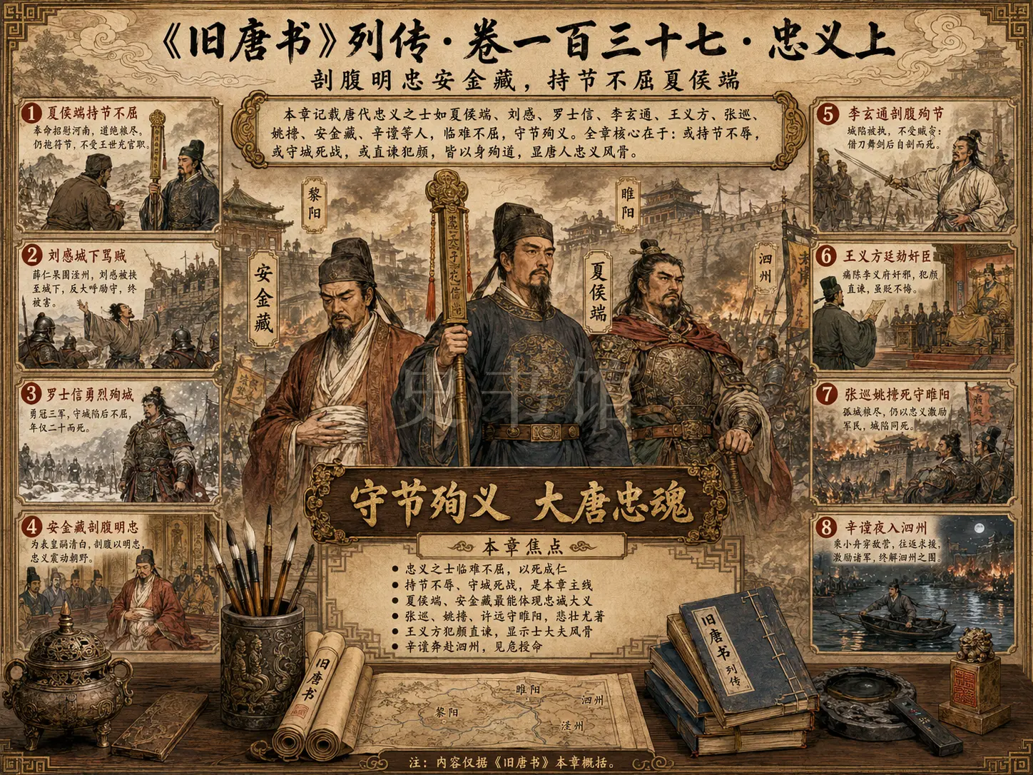 《旧唐书》列传 卷一百三十七忠义上章节配图