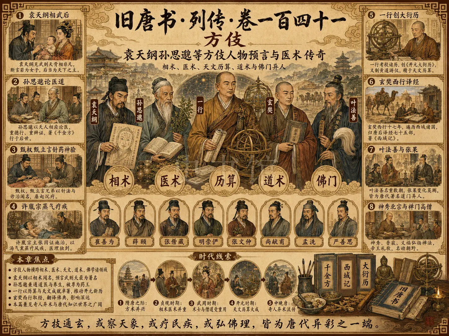 《旧唐书》列传 卷一百四十一方伎章节配图
