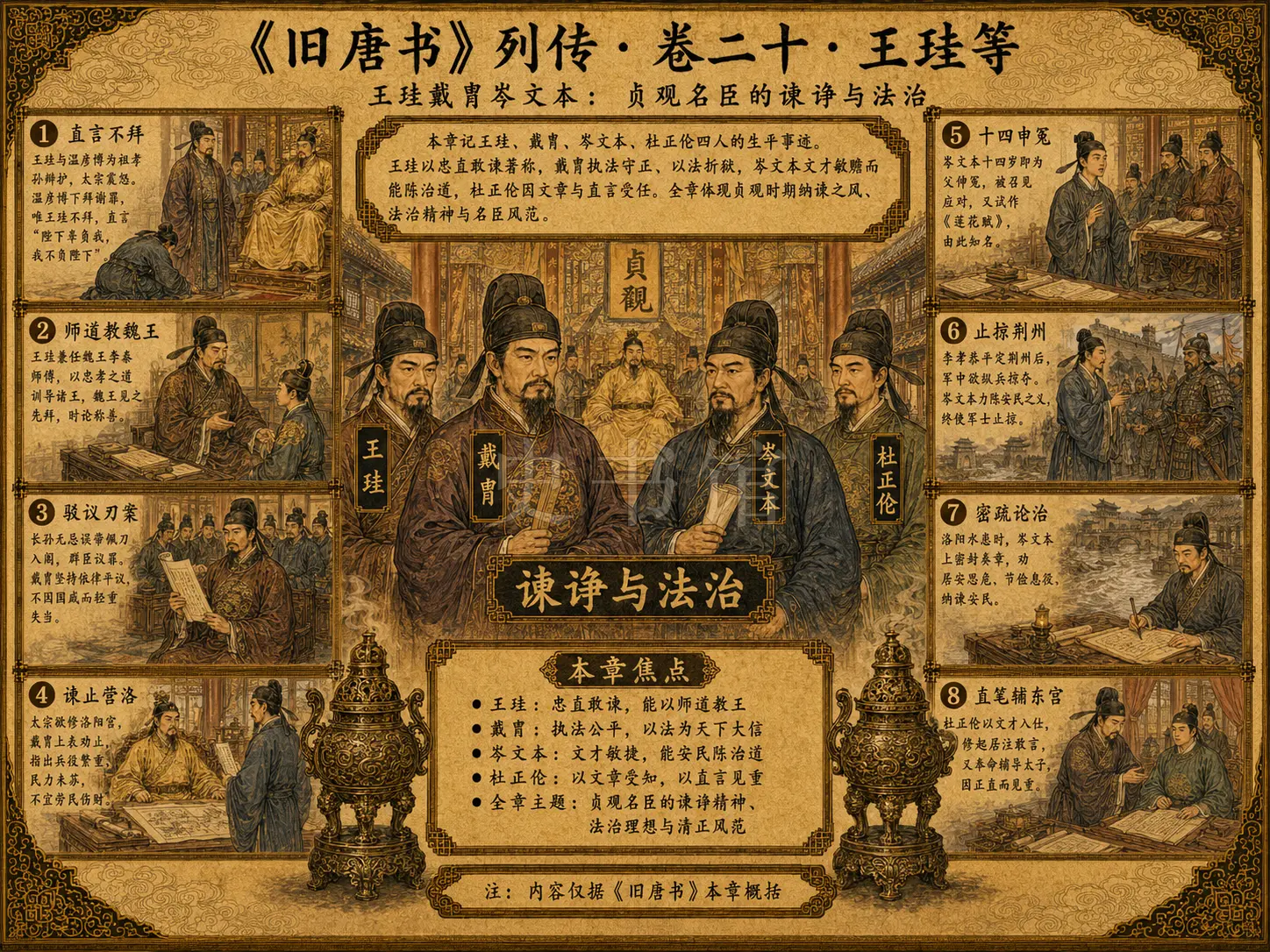 《旧唐书》列传 卷二十王珪等章节配图