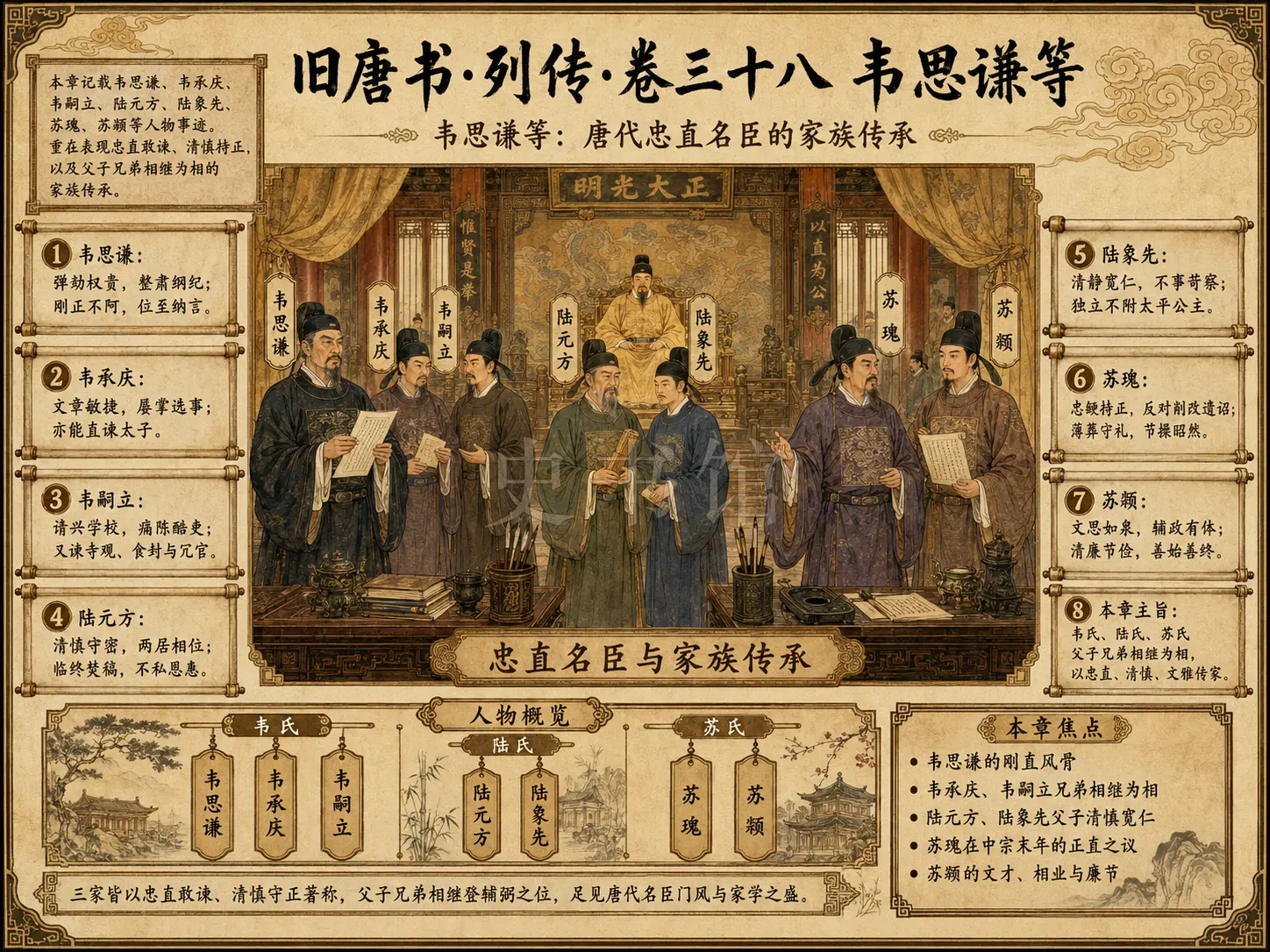《旧唐书》列传 卷三十八韦思谦等章节配图