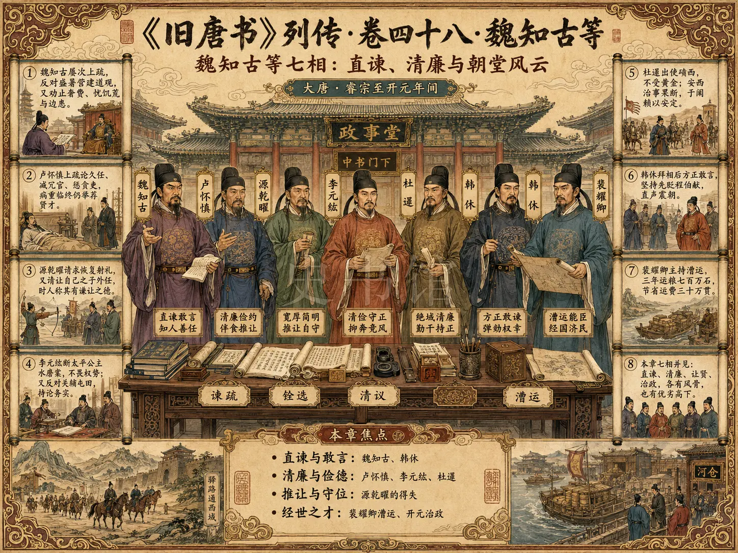 《旧唐书》列传 卷四十八魏知古等章节配图
