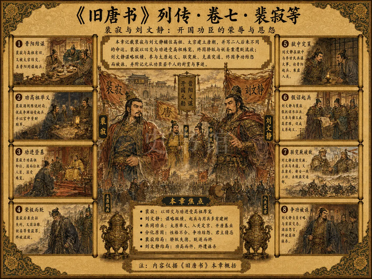 《旧唐书》列传 卷七裴寂等章节配图