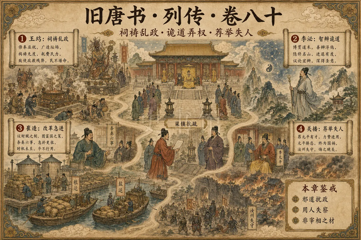 《旧唐书》列传 卷八十王玙等章节配图
