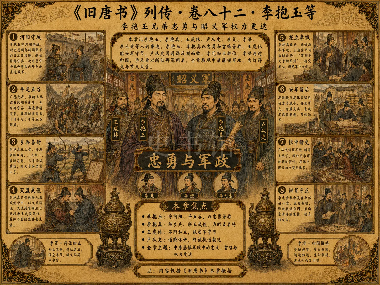 《旧唐书》列传 卷八十二李抱玉等章节配图