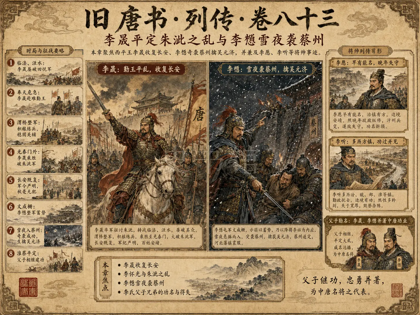 《旧唐书》列传 卷八十三李晟等章节配图
