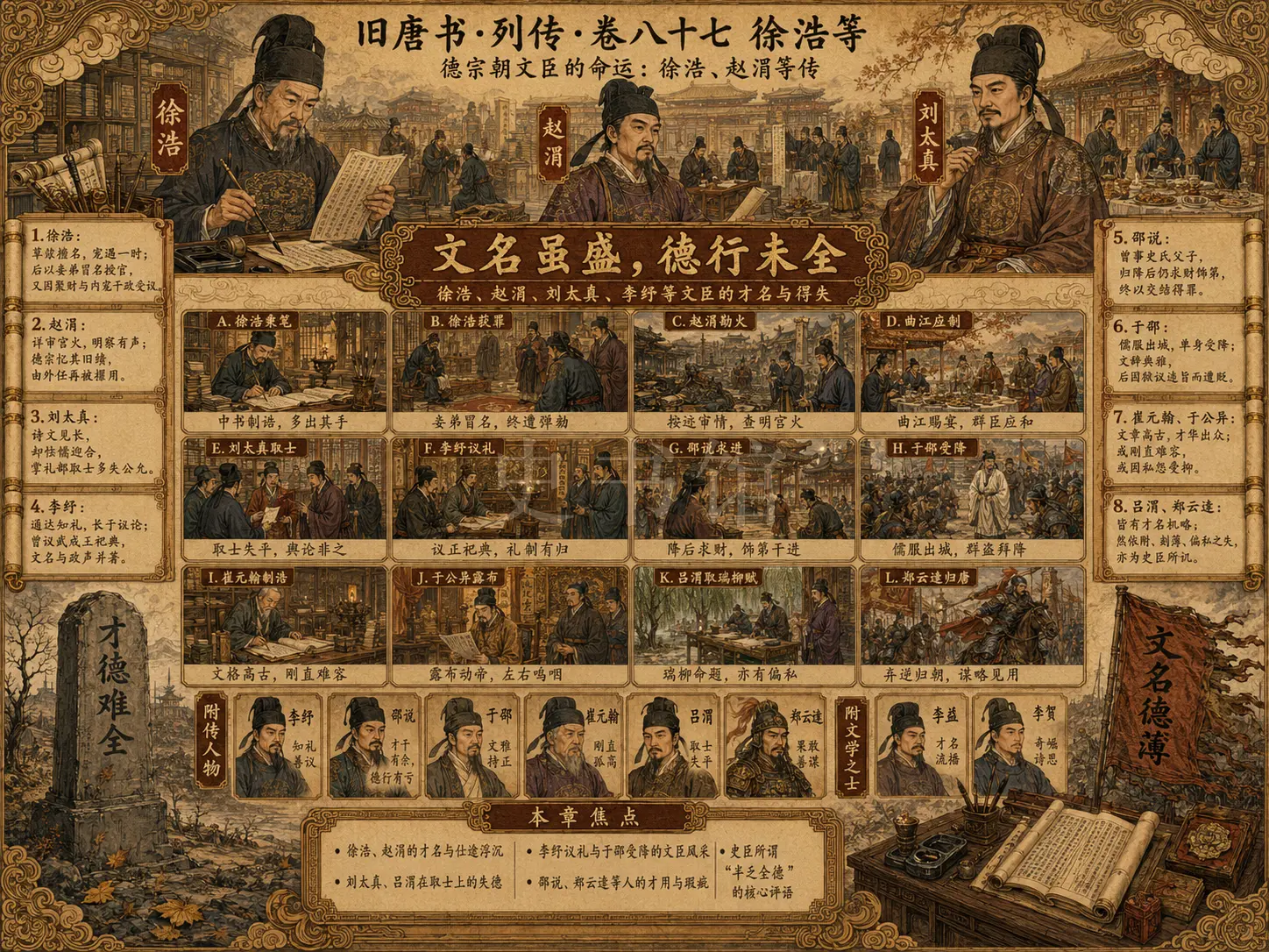 《旧唐书》列传 卷八十七徐浩等章节配图