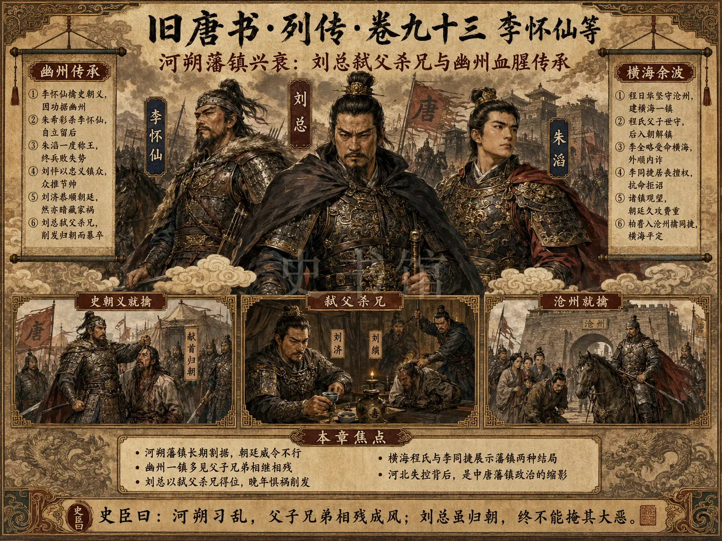 《旧唐书》列传 卷九十三李怀仙等章节配图