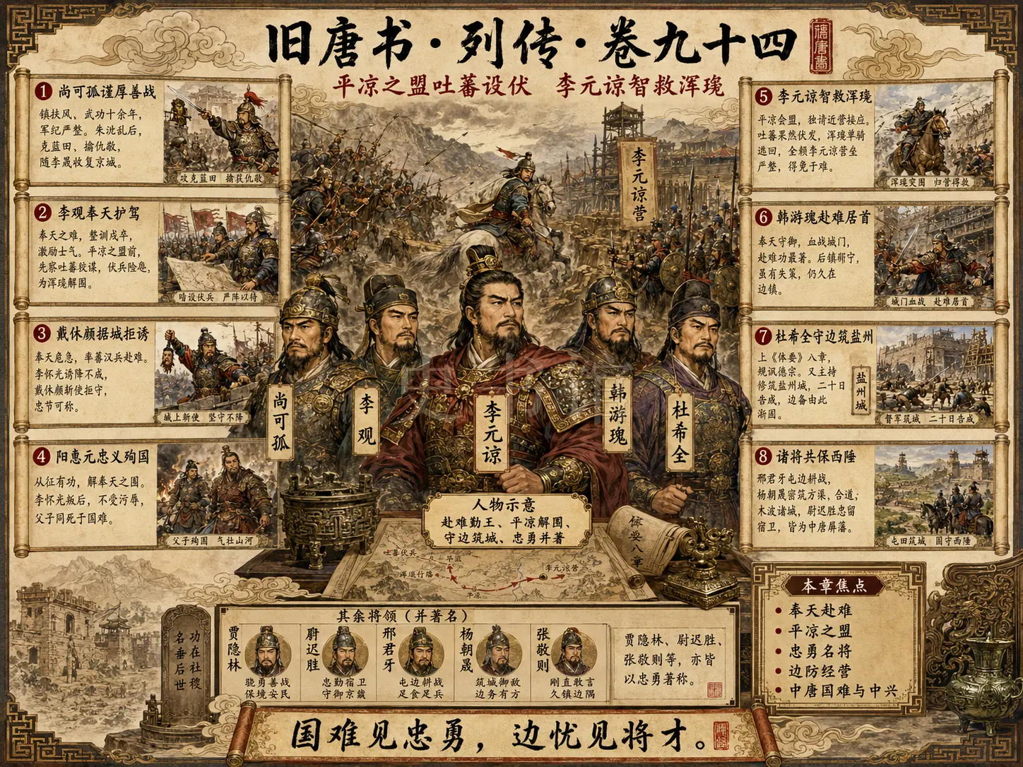 《旧唐书》列传 卷九十四尚可孤等章节配图