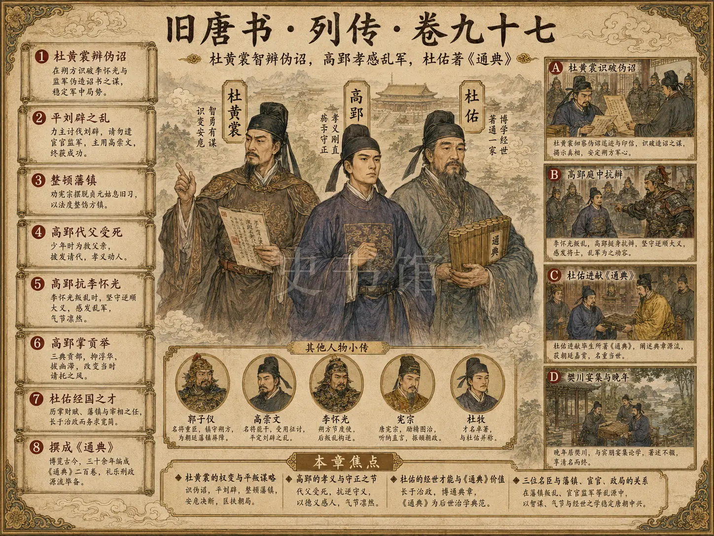 《旧唐书》列传 卷九十七杜黄裳等章节配图