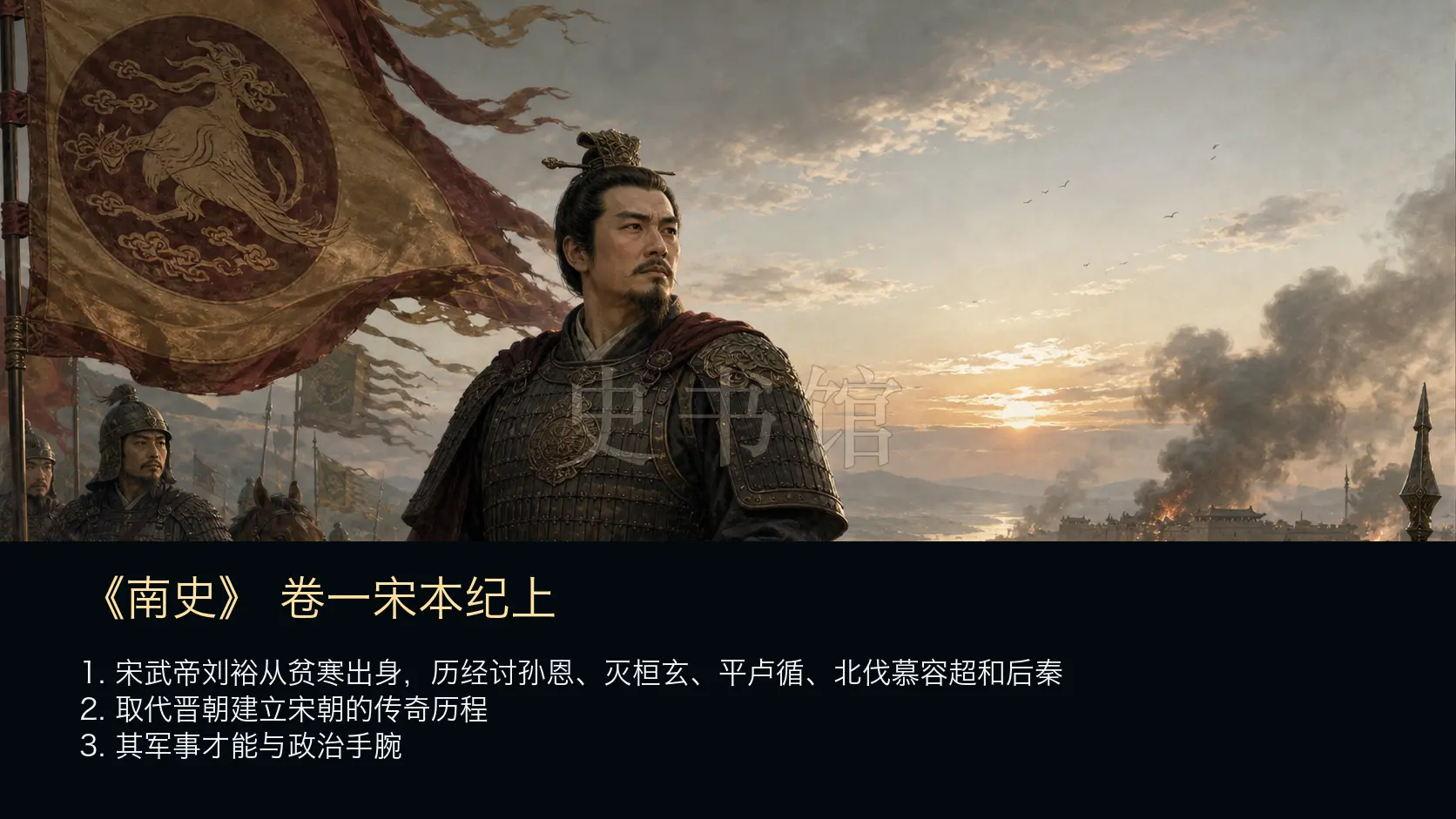 《南史》本纪 卷一宋本纪上章节配图