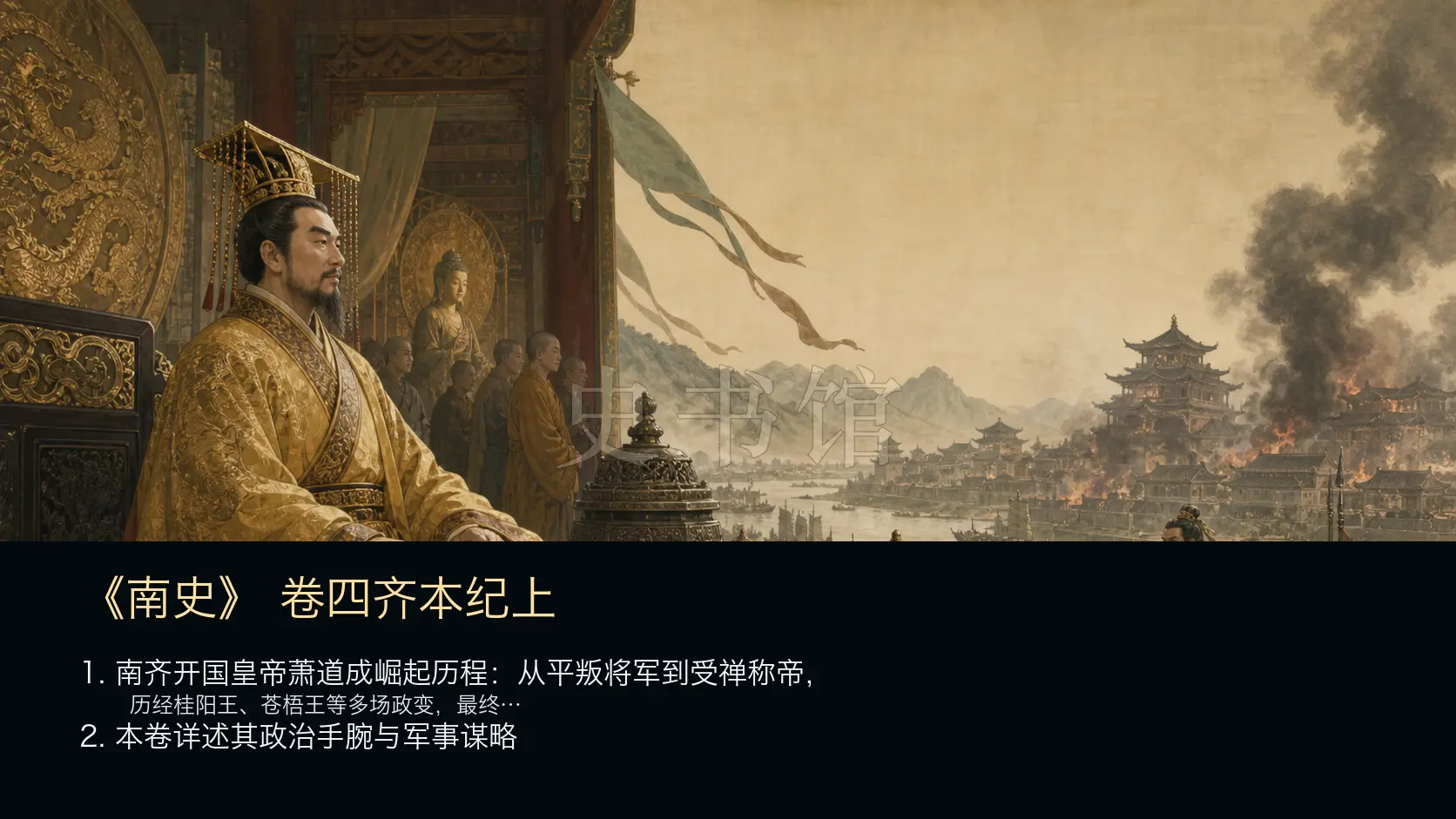 《南史》本纪 卷四齐本纪上章节配图